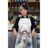 Kerstmis rendieren, aanpasbaar schort