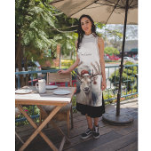 Kerstmis rendieren, aanpasbaar schort