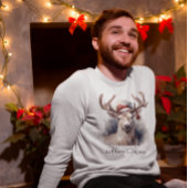 Kerstmis rendieren, aanpasbaar t-shirt