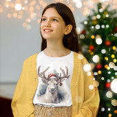 Kerstmis rendieren, aanpasbaar t-shirt