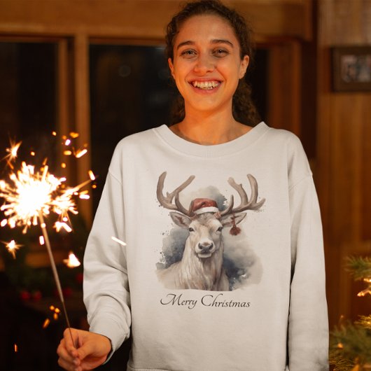 Kerstmis rendieren, aanpasbaar trui