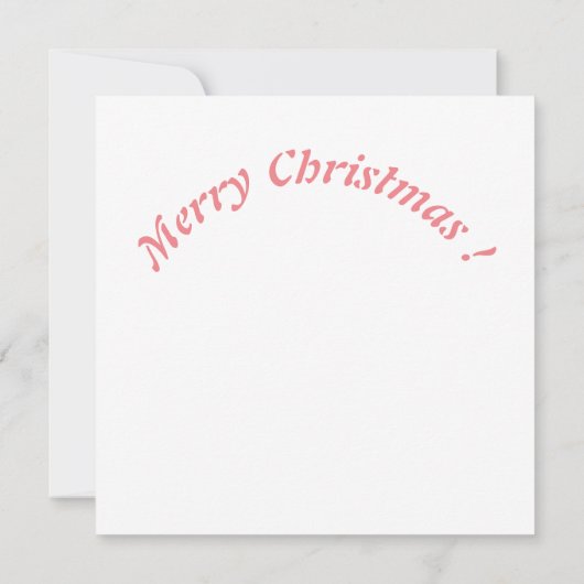 Kerstmis rendieren in het bos kaart (Achterkant)