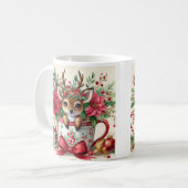 Kerstmis rendieren Mok 2 (Voorkant links)