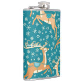 Kerstmis rendieren:  naadloos patroon. heupfles (Rechts)