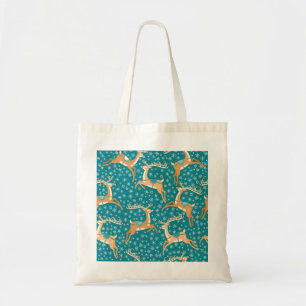Kerstmis rendieren:  naadloos patroon. tote bag