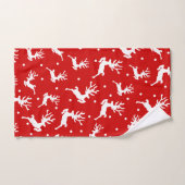 Kerstmis Rendieren Rode Dekensprei Bad Handdoek (Handdoek)