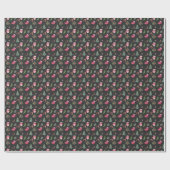 Kerstmis rendieren: Waterverf naadloos patroon Cadeaupapier (Vlak)