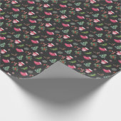 Kerstmis rendieren: Waterverf naadloos patroon Cadeaupapier (Hoek)