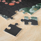 Kerstmis rendieren: Waterverf naadloos patroon Legpuzzel (Zijkant)