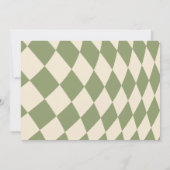 Kerstmis rendieren zoet een 1e verjaardag foto kaart (Achterkant)