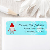 Kerstmis — Retouradres Etiket (Insitu)