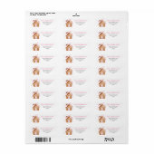 Kerstmis Retouradres Huis van Peperkoek Etiket (Full Sheet)