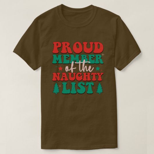 Kerstmis Retro 6 T-shirt (Design voorkant)