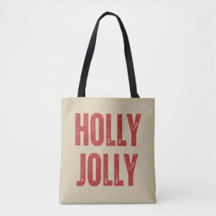 Kerstmis Retro Familie Kerst Matching Tote Bag