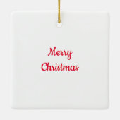 Kerstmis Retro Katten Keramische Versiering Keramisch Ornament (Achterkant)