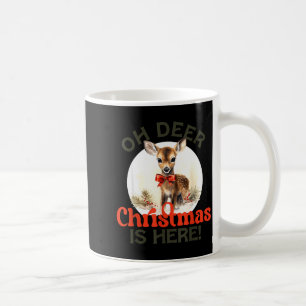 Kerstmis Retro Kerst Reindeer Oh Hert Kerstmis Koffiemok