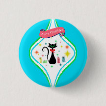 Kerstmis Retro Siamese Kat
