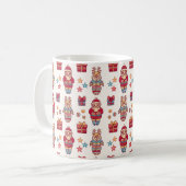 Kerstmis Retro Sinterklaas Koffiemok (Voorkant links)