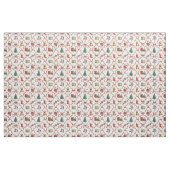 Kerstmis retro speelgoed Kerstman Kerstmis Stof (Fat Quarter)