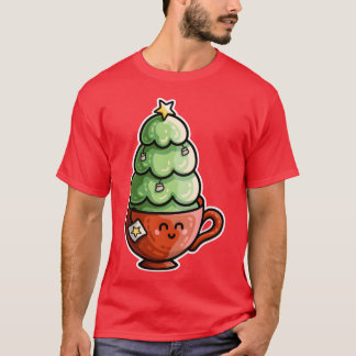 Kerstmis retro t-shirt