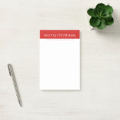 Kerstmis Retro Typografie Design Post-it® Notes (Kantoor)