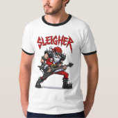 Kerstmis Ringer T-Shirt (Voorkant)