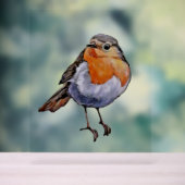 KERSTMIS ROBIN Acryl Teken ART DESIGN STIJL Acryl Bord (Neutraal)