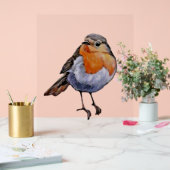 KERSTMIS ROBIN Acryl Teken ART DESIGN STIJL Bord (Huwelijk)