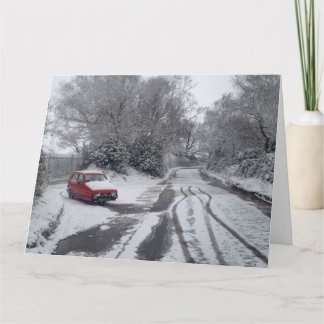 Kerstmis Robin Card Kaart