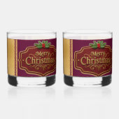 Kerstmis Rock Glas Set (Achterkant)