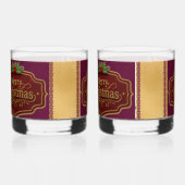 Kerstmis Rock Glas Set (Rechts)