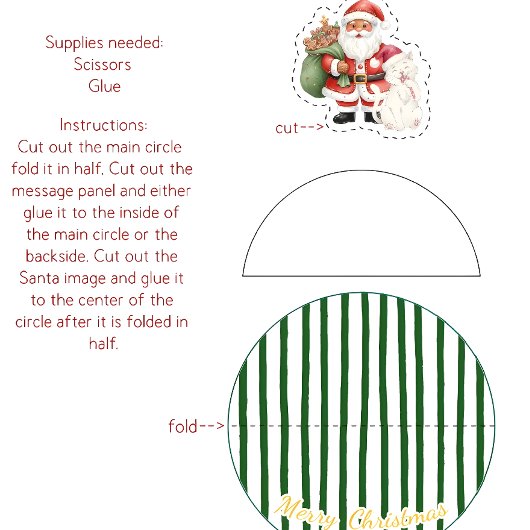 Kerstmis rocker kaart poster