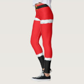 Kerstmis Rode Elf Kerstman leggingen Leggings (Links)