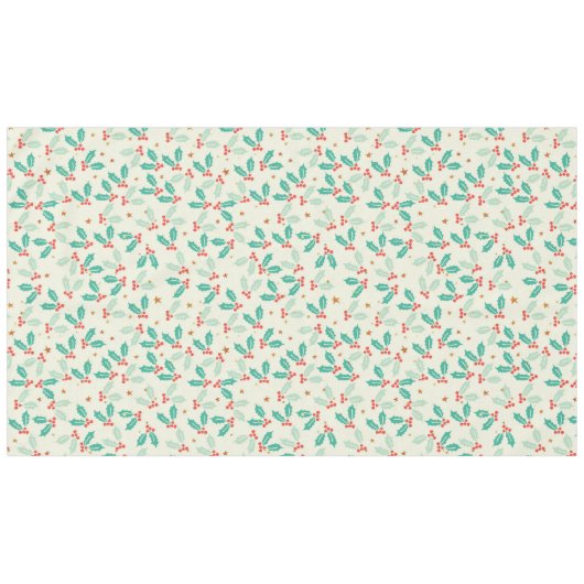 Kerstmis rode en groene maretak tafelkleed (Voorkant (Horizontaal))