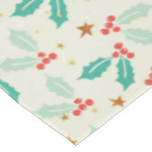 Kerstmis rode en groene maretak tafelkleed (Gekanteld)