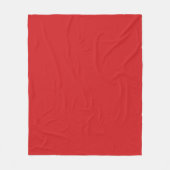 Kerstmis Rode Fleece Deken (Voorkant)