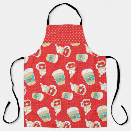 KERSTMIS RODE & GROENE KOFFIEKOPJES & MOKKEN SCHORT