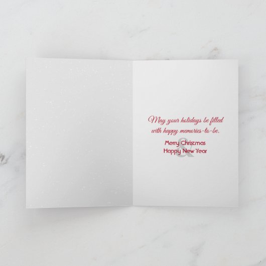 Kerstmis Rode Kardinalen in Winterbos Feestdagen Kaart (Binnen)