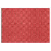 Kerstmis Rode Puffy Quilted Tafelkleed (Voorkant (Horizontaal))