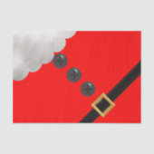 Kerstmis Rode Sinterklaaspak Feestelijke vakantie Tissuepapier (Voorkant)