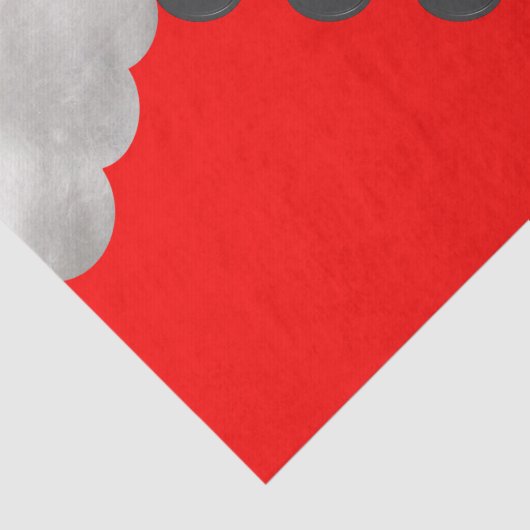 Kerstmis Rode Sinterklaaspak Feestelijke vakantie Tissuepapier (Detail)