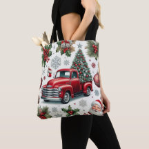 Kerstmis Rode Truck en Kerstman Patroon 