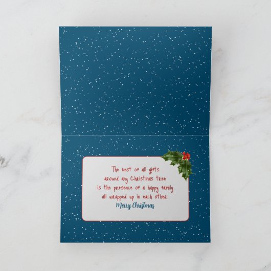 Kerstmis Rode Truck Met Suikerstenen Feestdagen Kaart (Binnen)