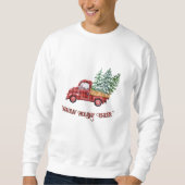 Kerstmis Rode Truck Trui (Voorkant)