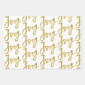 Kerstmis: rode, witte gouden streep inpakpapier vel (Voorkant 2)