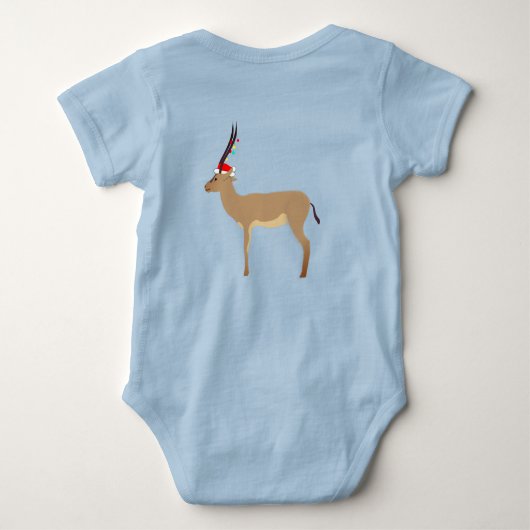 Kerstmis Romper (Achterkant)