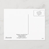 Kerstmis rond het Briefkaart van het Ontwerp van (Achterkant)