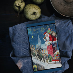 kerstmis rond kerstmis met kerstcadeaus op winter feestdagenkaart