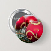 Kerstmis Ronde Button 5,7 Cm (Voorkant /achterkant)