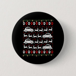Kerstmis Ronde Button 5,7 Cm